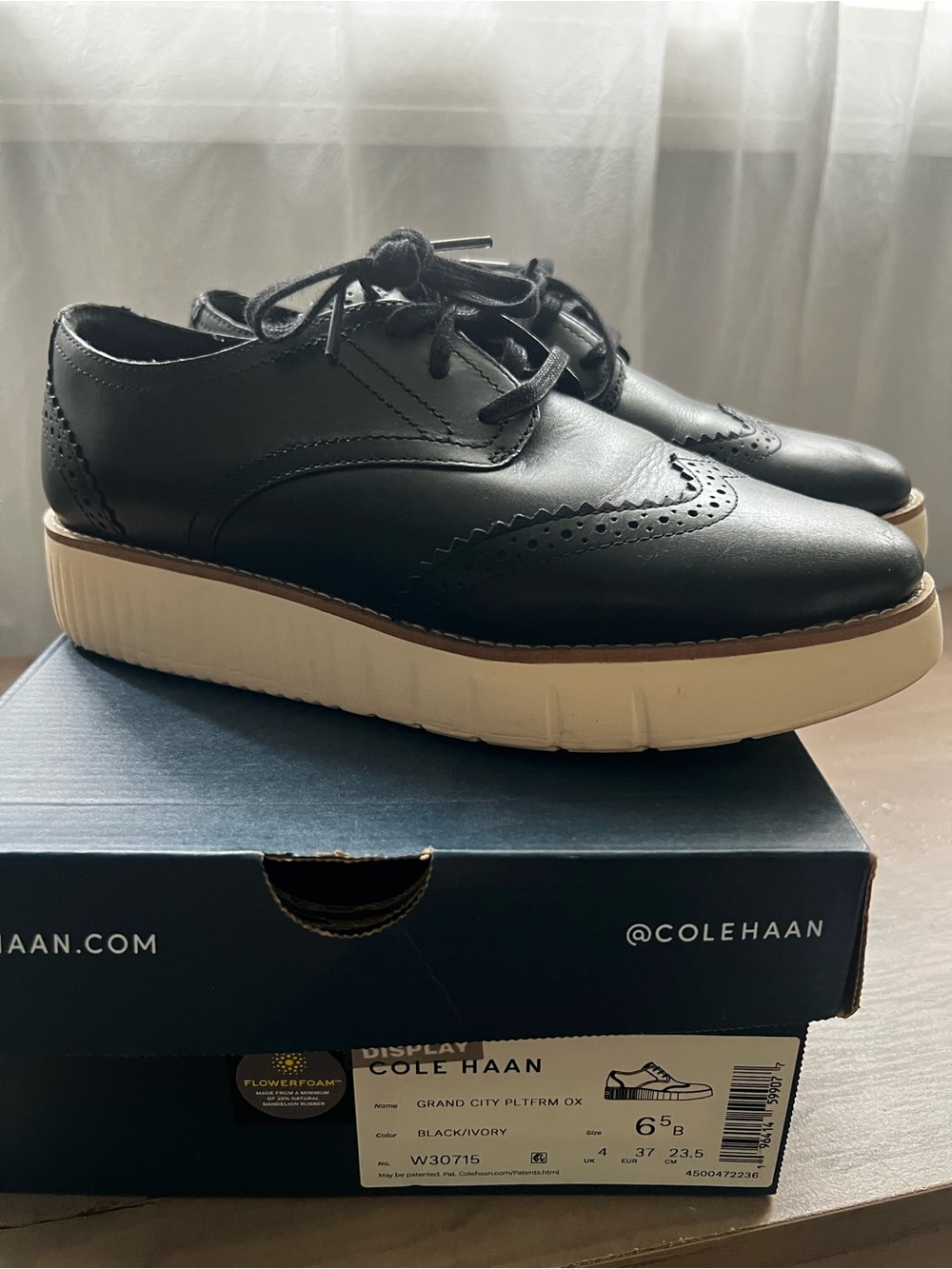 Cole Haan women, Grand City Patform, Oxford, black/ivory